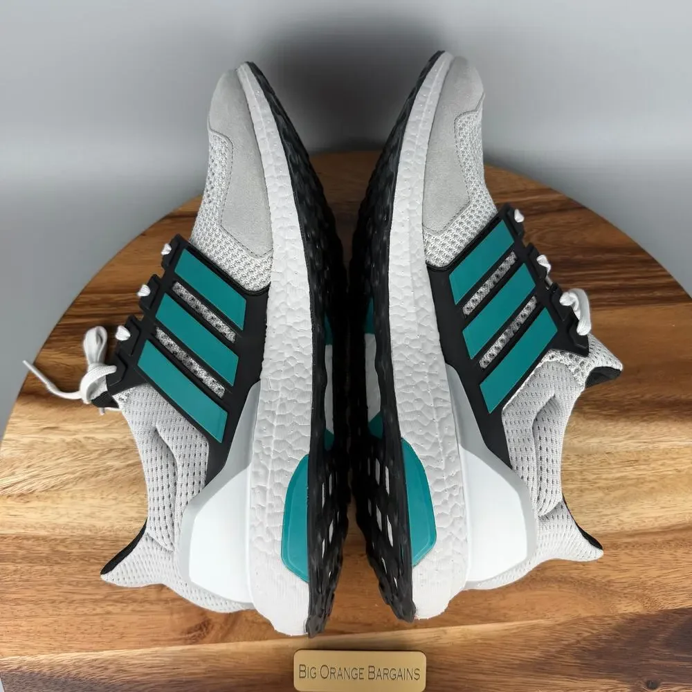Adidas UltraBoost 1.0 White Pure Teal Running Shoes Men’s Size 12 JQ0823 NEW